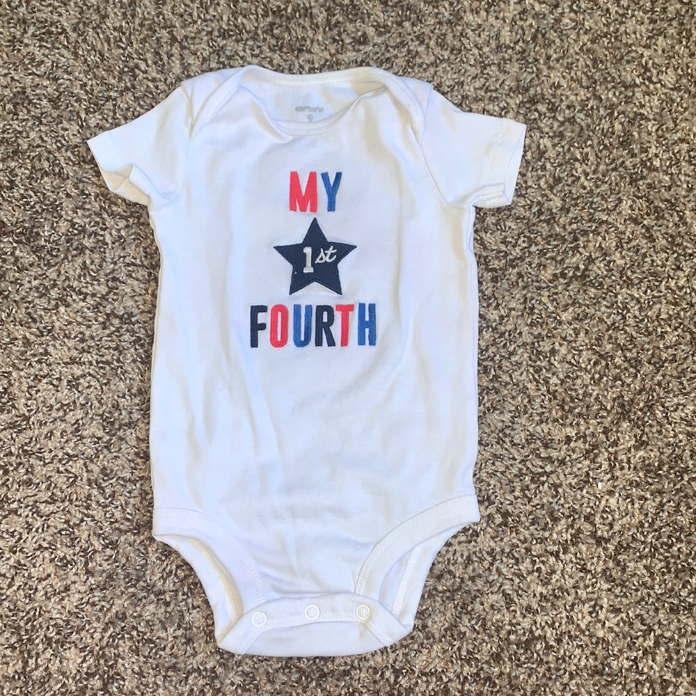 1st 4th of July onesie